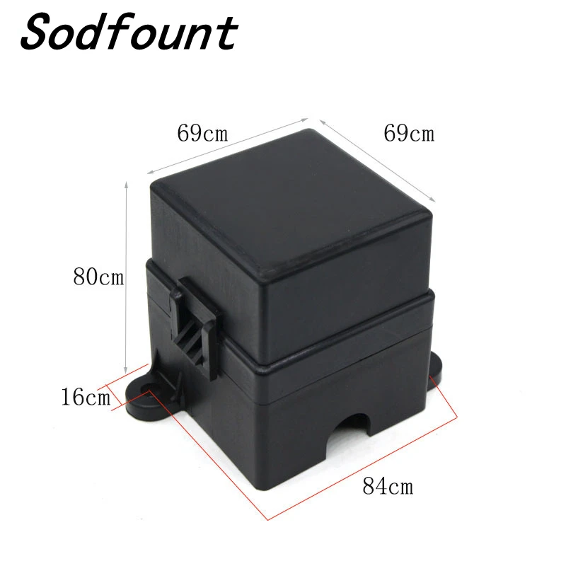 Soporte de fusible de 3 vías para coche y camión, circuito estándar ATO, soporte de relé de cuchilla de 12V 40A