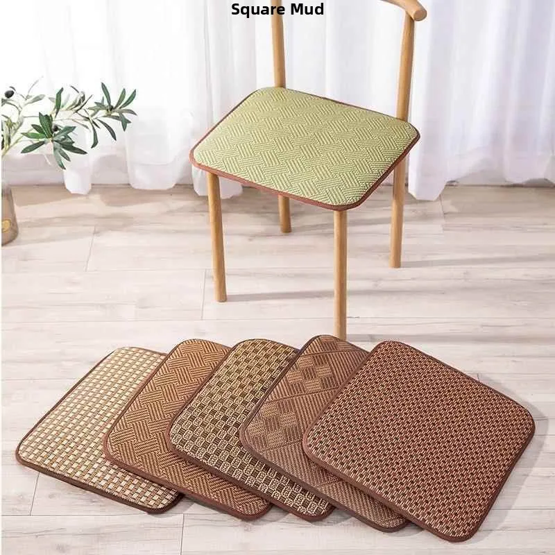 Summer Cool Pad Wicker Mat Dining Chair Pad Game Room Chair Pad Student Stool Pad Car  Pad  Home Health Care