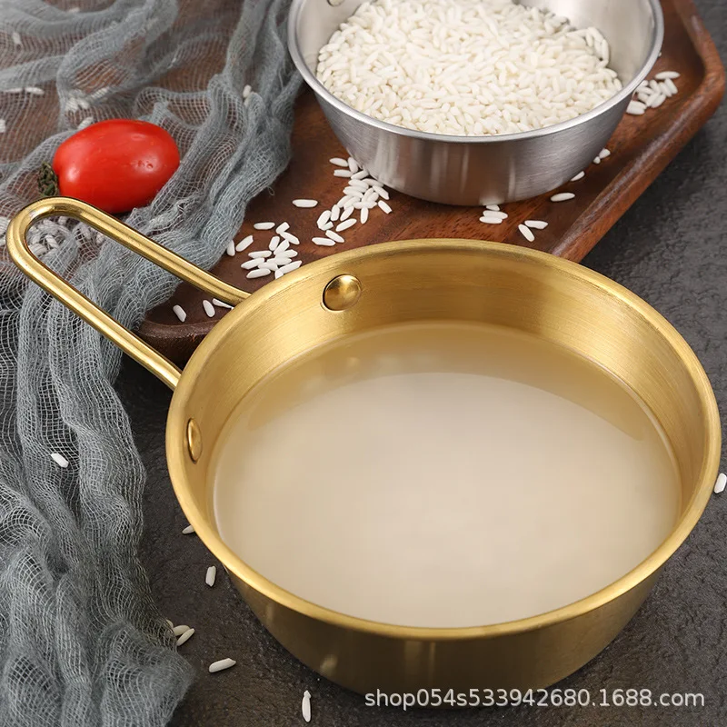 وعاء سلطة ذهبي وفضي من الفولاذ المقاوم للصدأ، وعاء نودلز الأرز، وعاء نودلز لاميان، أدوات المائدة المطبخ، حاوية الطعام