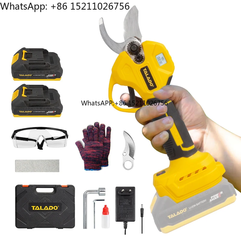 

Online Shop Supplier Tree Cutting Pruners OEM Factory Price Sk5 Pruning Scissors Battery Lithium Electric Scissors for Metals