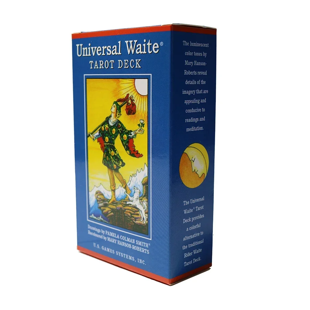 New 12X7CM sturdy deck Universal Waite Tarot Deck Cards with Guide Book for Beginners.78-Card Deck.Tracking Available Logistic