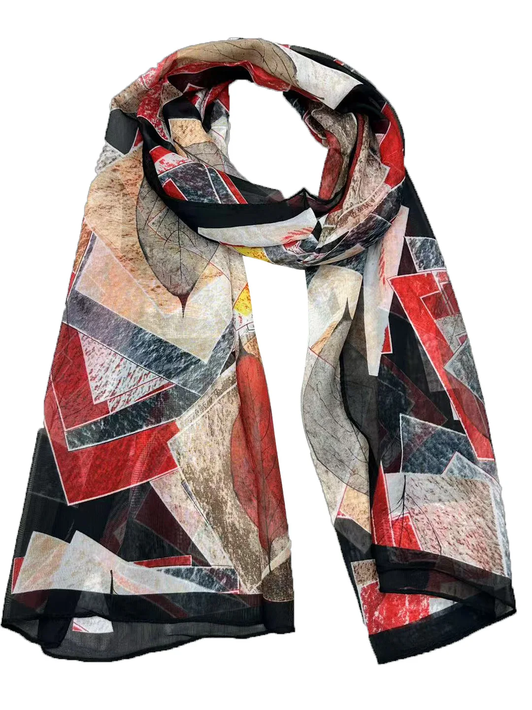 

Multicolor fashion women leave floral printing summer scarf elegant lady fashion neckwear fashion wraps