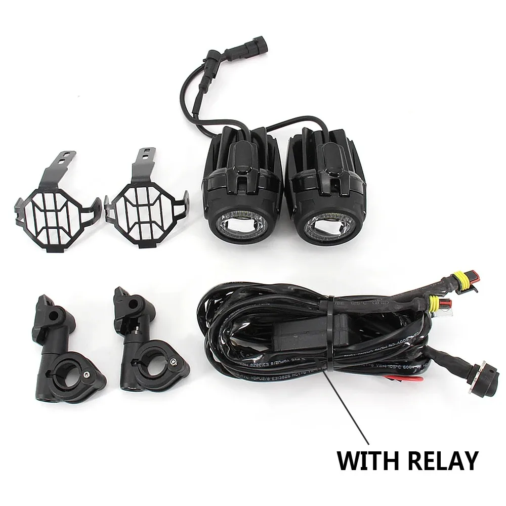 LED Auxiliary Fog Lights For BMW R1200GS ADV R1300GS F800GS F700GS F650GS K1600B Motorcycle Driving Lamp Universal Accessories - Image 3