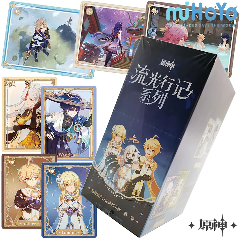 new-original-mihoyo-genshin-impact-collection-card-player-favorite-popular-open-world-game-character-creative-card-peripherals