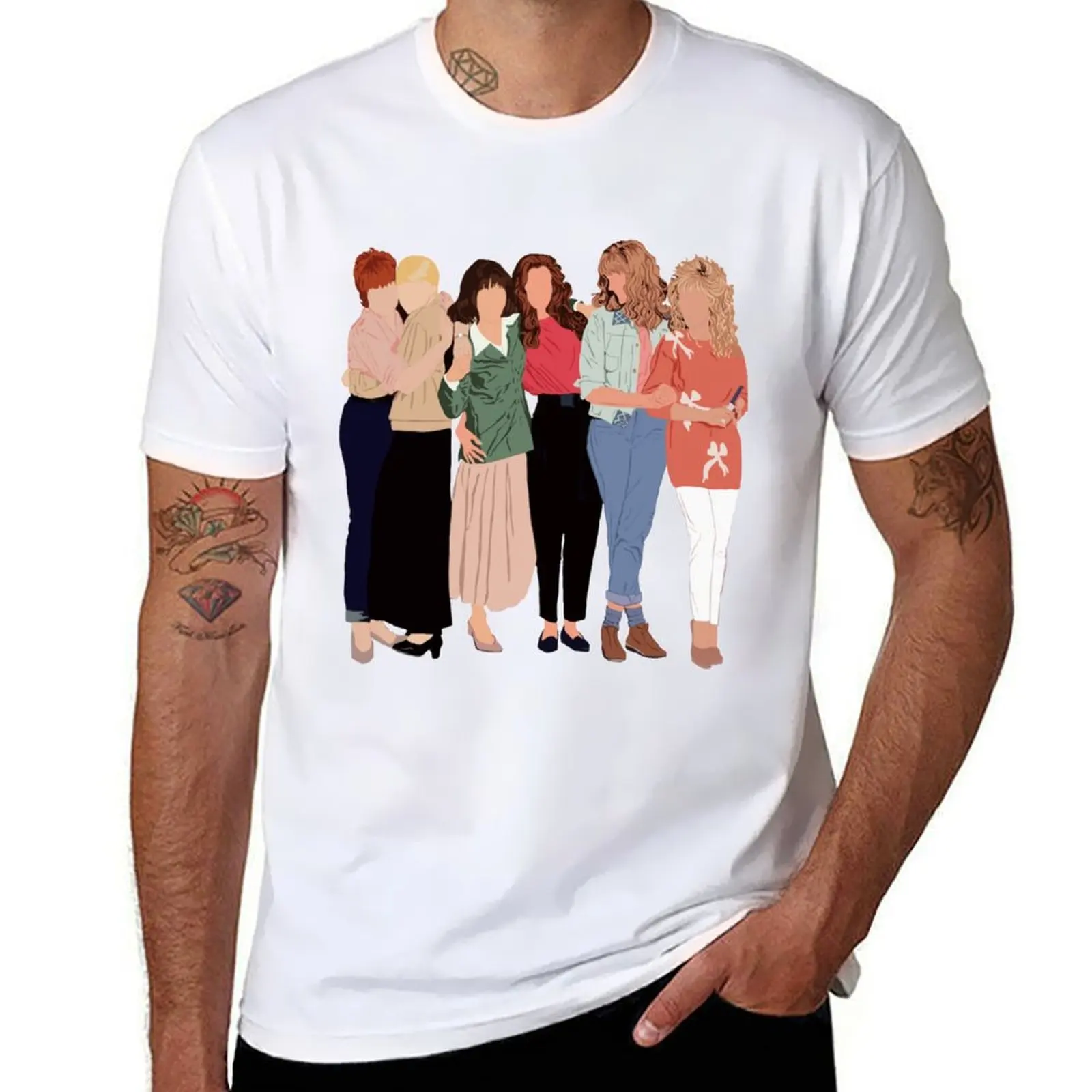 

Steel magnolias girls T-Shirt men t shirt cotton 100% cotton tshirt 100% T-Shirt