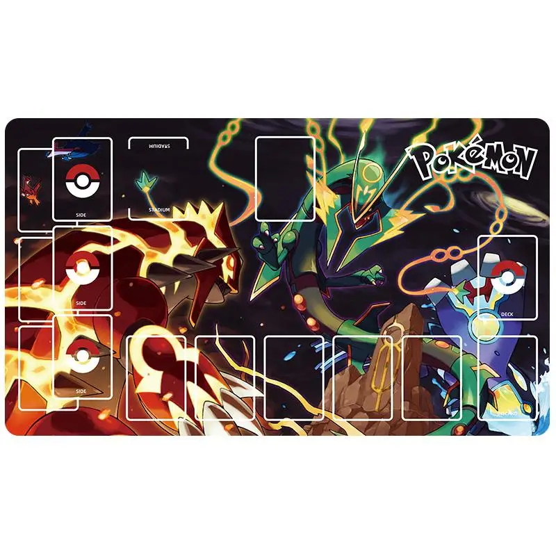 Charizard Card Pad, Ptcg, Mewtwo, SylLion, Gengar, Rayquatro, Caoutchouc, Figurines d'action de bricolage, Collection de jeux, Disque de duel, Cadeau pour un ami