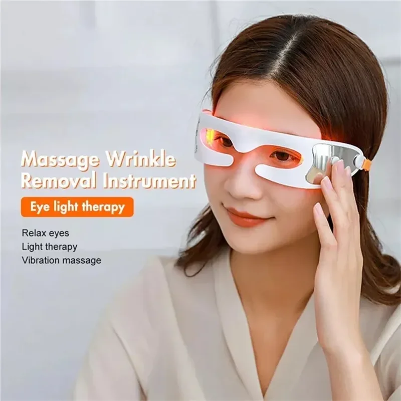 Anti Wrinkle Electric Eye Massager Eye Massage Anti Aging Eye Care LED Hot Massage Rechargeable Massage Device Eye Beauty Tool