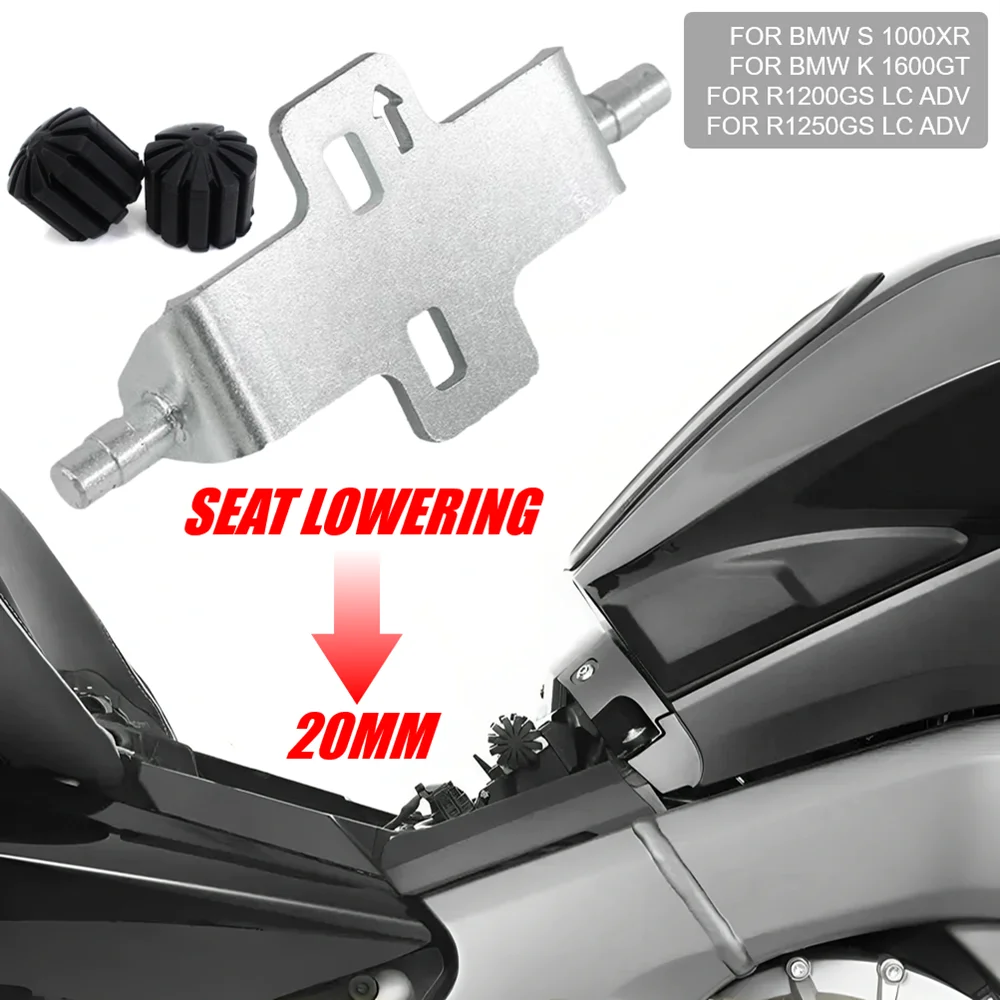 Zestaw regulacji obniżenia siedzenia motocyklowego 10MM/20mm Pasuje do BMW R1250RT R1200GS LC ADV R1250GS R1200RT K1600B/GT S1000XR