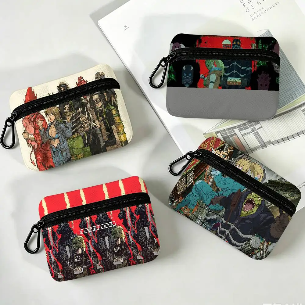 Dorohedoro Anmie Wear-resistant Oxford Cloth Coin Purse Portable Backpack Hanging Card Storage Bag