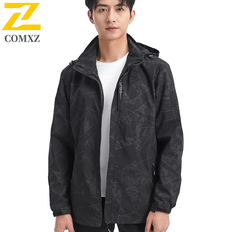 

Men's Jacket 2025 Breathable Outdoor Windproof Softshell Waterproof Camping Hiking Mountaineering Coat Adventure Fishing Jacket