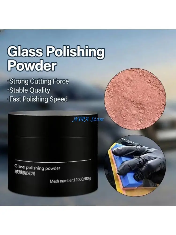 U13C 100g Glass Polish Powder Suitable for Efficient Windshield Scratch Removal Ensuring Long Lasting and Easy Use