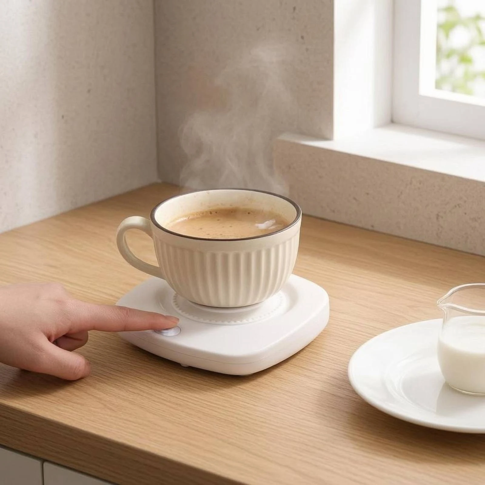 Electromagnetic Floating Stirring Base Compact Cup Stirring Base Electromagnetic Stir Plate Minimalist USB Charging Stirrer