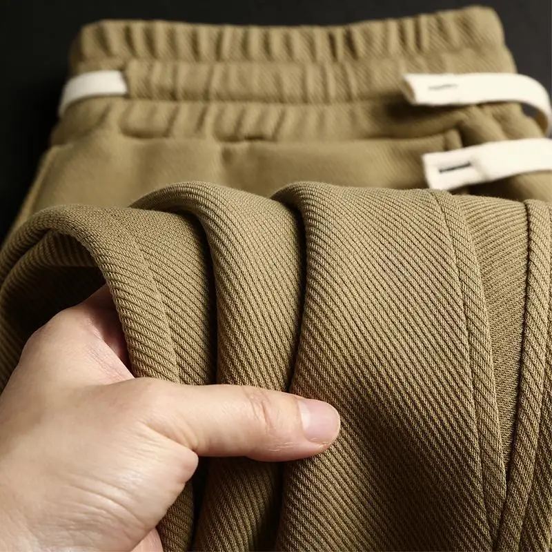 

Large Size American Sle Men's Casual Pants Autumn Winter 300 Pou Sweatpants Loose Drape Straight Leg Sport Trousers