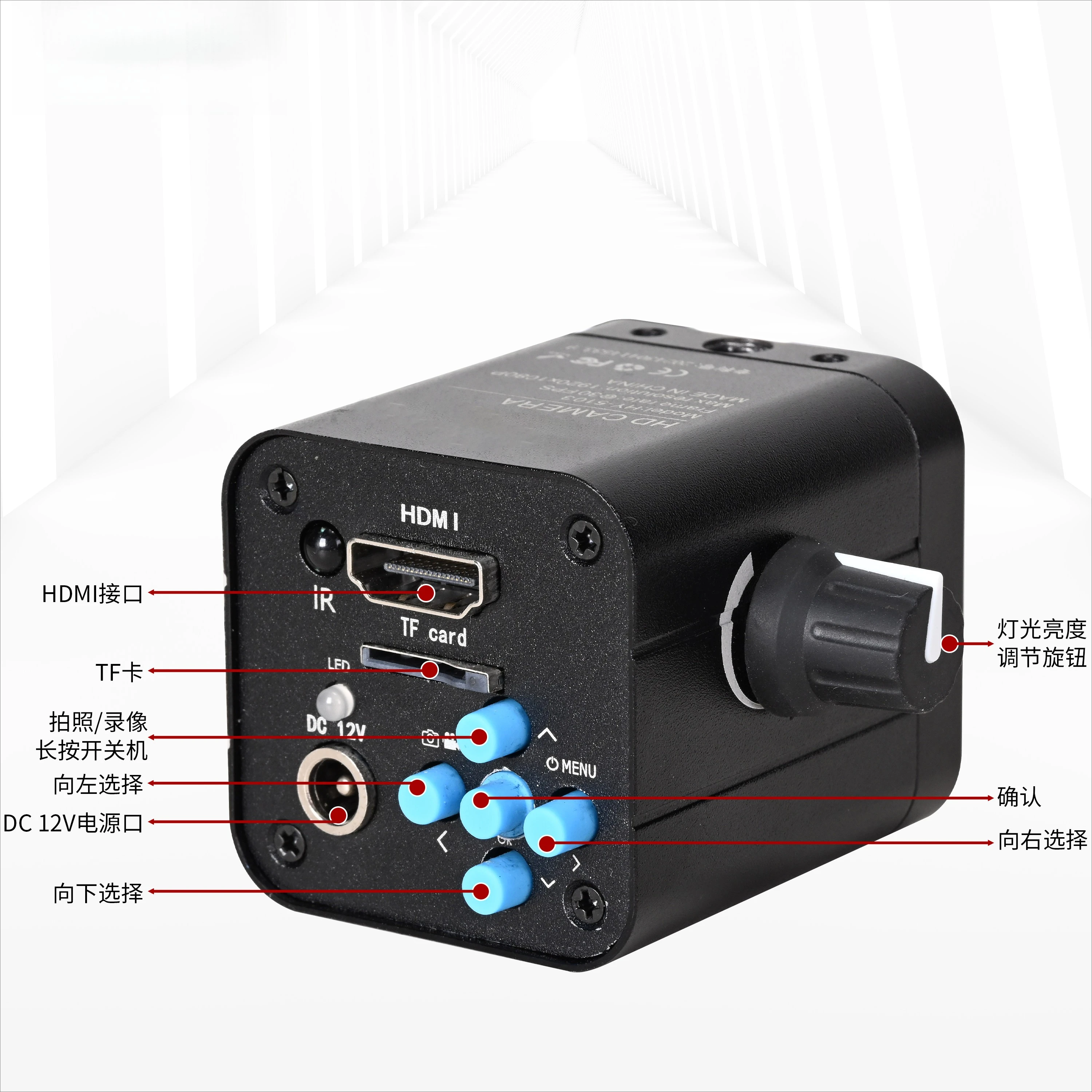 HDMI Industrial Electron Microscope Lens Product Testing PCB Circuit Board Welding Mobile Phone Watch Maintenance