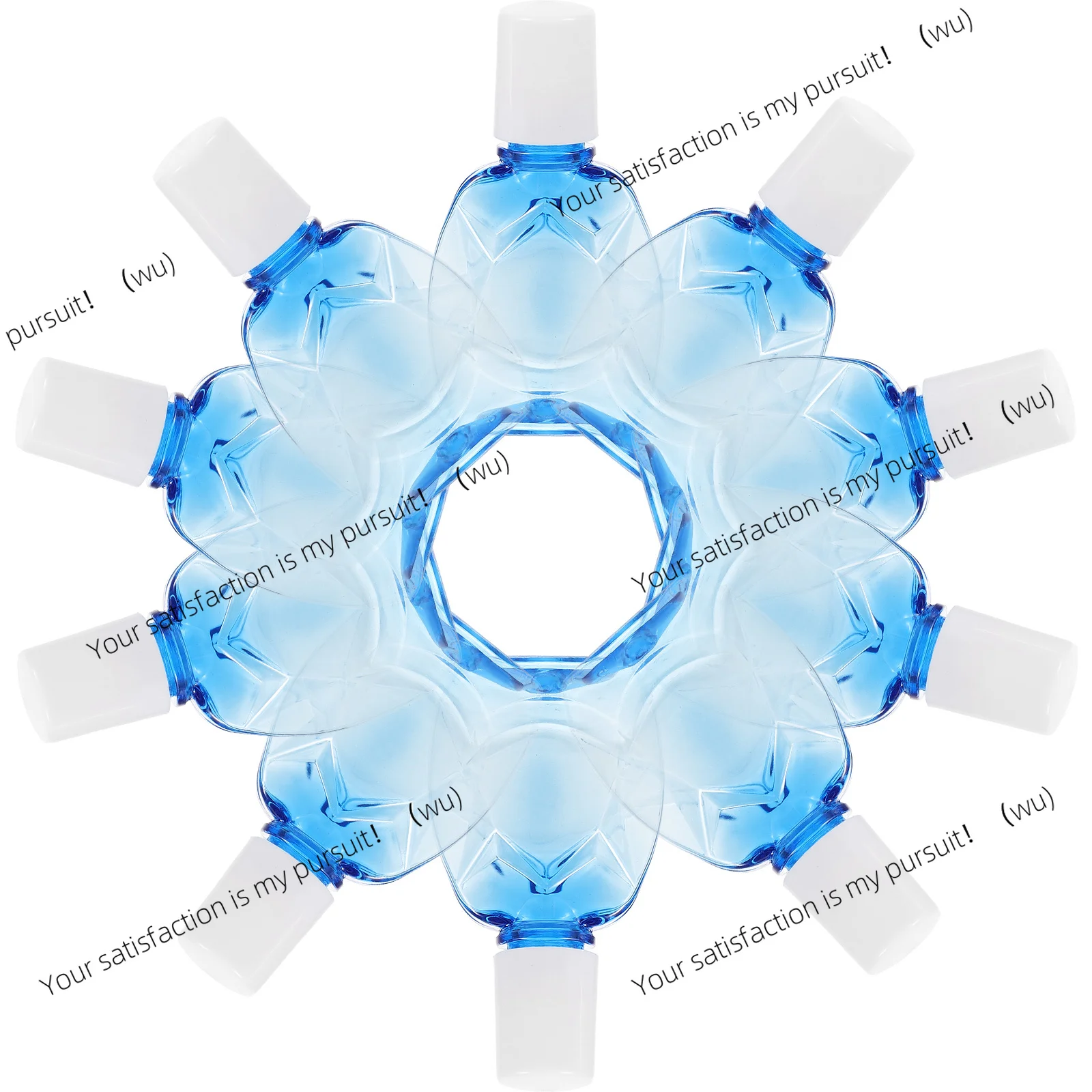 10pcs Blue Eye Dropper Drops Bottles 10ml Plastic Empty Dropper Squeezable Travel Sub Pack Suitable for Oils Saline