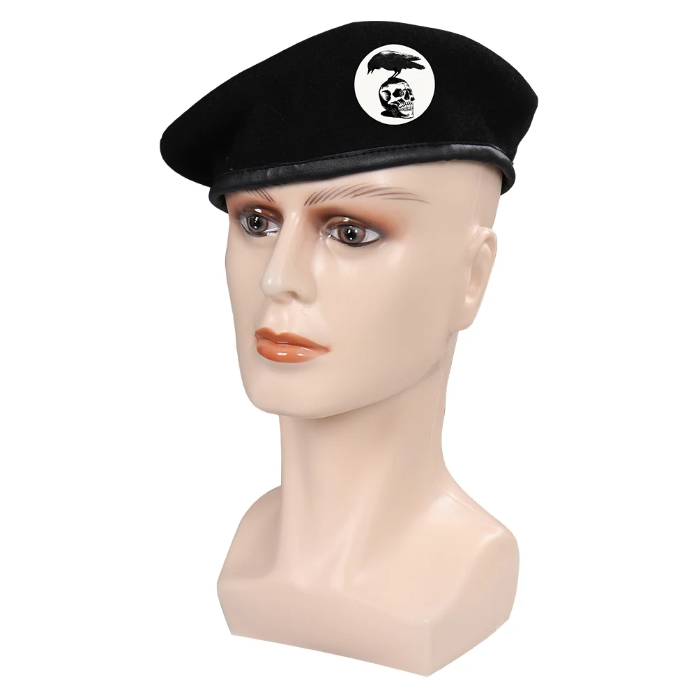 Gorra de juego de rol para hombre, Boina del ejército militar, película de soldado, disfraz de Cosplay, accesorios de fantasía