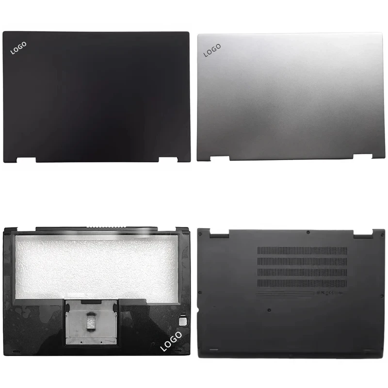 New Original For ThinkPad X380 Yoga 370 Laptop LCD Back Cover Front Bezel Upper Palmrest Bottom Base Case Keyboard Hinges