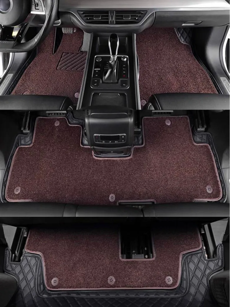 

Custom special car floor mats for Mercedes Benz EQS 450 SUV 2025-2023 7 seats waterproof double layers carpets for EQS450 2026