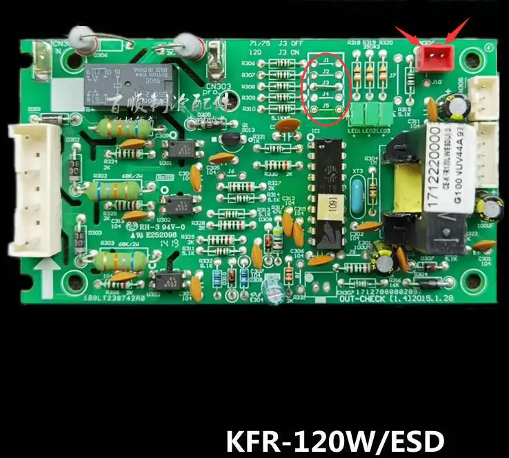 New Midea Air Conditioning Board Card OUT-CHECK-DYBH KFR-75LW/ESD-7 KFR-120W/ESD E-4 E-7