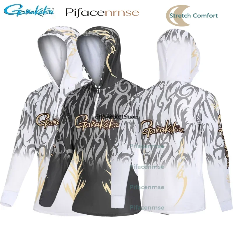Anti-UV Long Sleeve Fishing Shirts Breathable Quick Drying Summer Outdoor Sports Sunscreen Clothing for Men Women