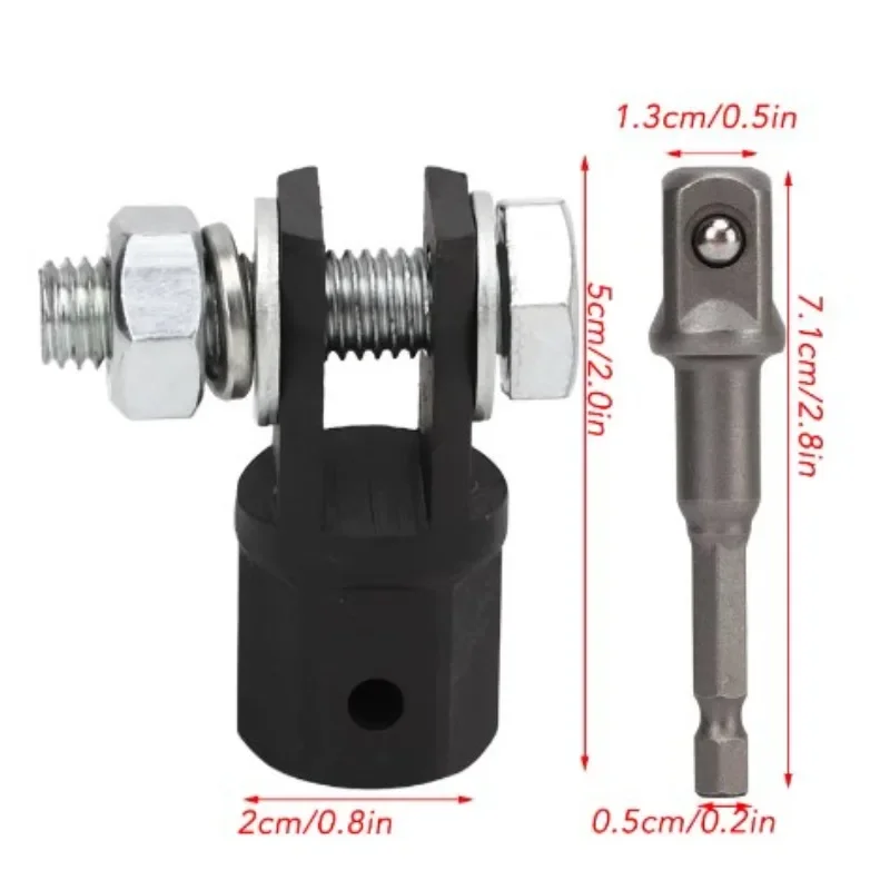 1/2inch Car Scissor Jack Adapter Scissor Jack Socket Drill Adapter for Ring or Double Hole Scissor Jacks，New