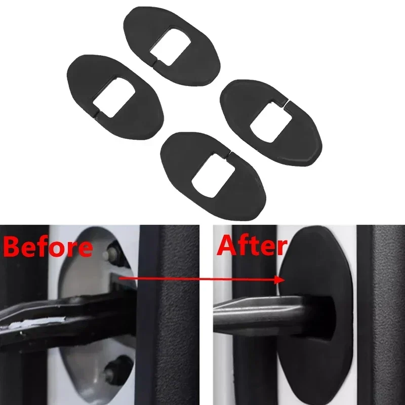 For Geely Monjaro 2022 2023 Xingyue L KX11 4pcs Car Door Stopper Limiter Lock Cover Protector