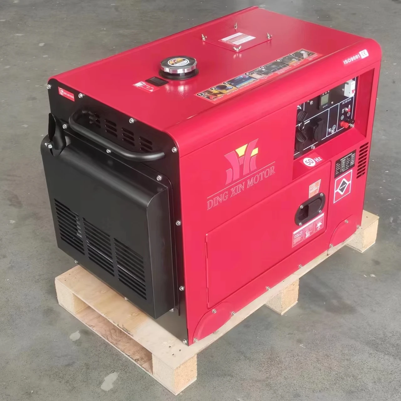 Super Silent 3KW 6KW 10KVA 380V 220V Soundproof Diesel Generator Sets Digital Panel Remote Start ATS Option 50/60Hz Frequency