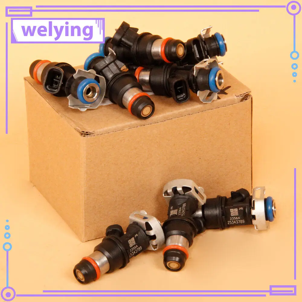

8X Delphi Fuel Injectors 25343789 For CHEVY GMC Silverado Suburban 5.3 6.0 US