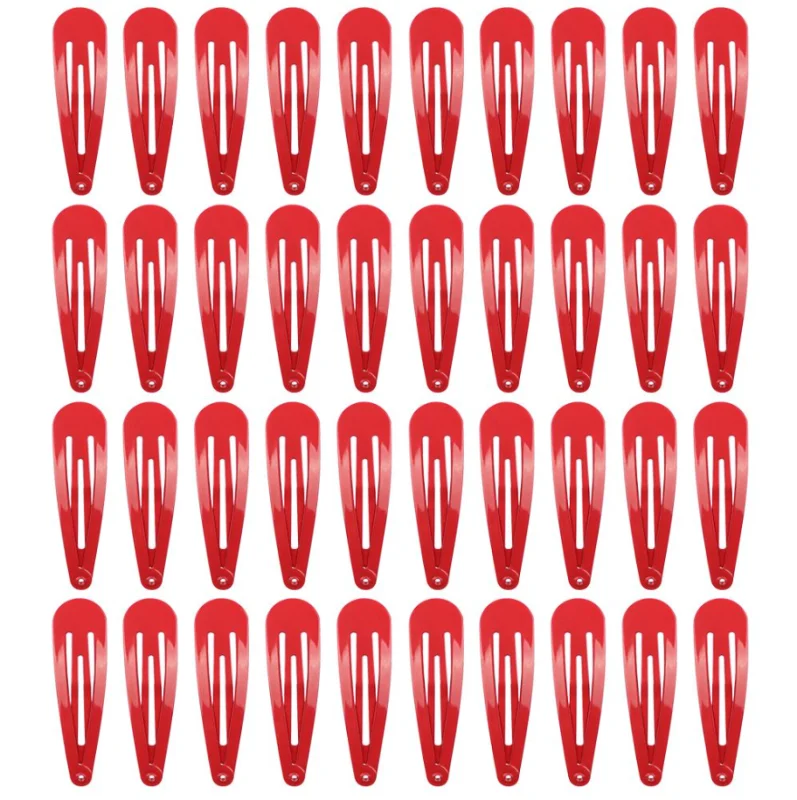 BABY BOWS 50Pca لطيف الفتيات المفاجئة مقاطع الشعر للأطفال بلون الأساسية إكسسوارات الشعر وصفات الإناث BB دبابيس الشعر كله