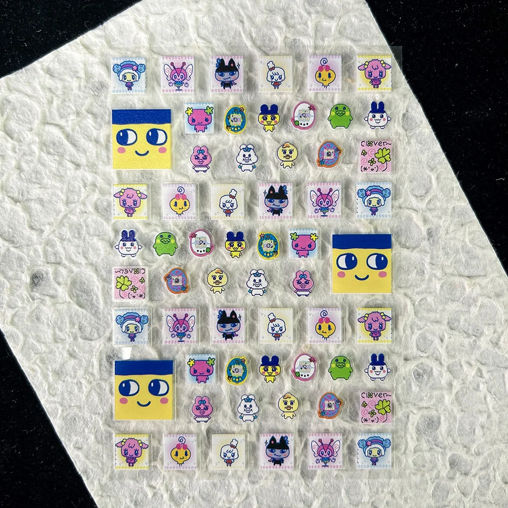 Niedliche Y2K-Stil PVC-Aufkleber mit Antiken Tieren, Wasserfeste DIY-Charms für Laptop, Handyhülle und Scrapbook