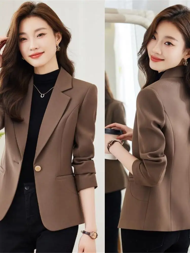 

Cleanfit ort Sle Women's Suit Jaet Casual Ele Slimming Design for Profional Ocns Spring Autumn New Arrival