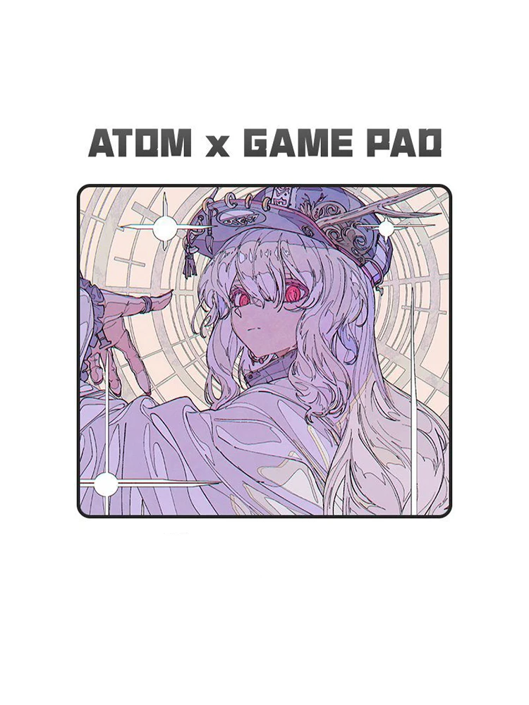Glass Mouse Pad without Lock Edges Anime Character Neutral Pad Mouse Pad Student Desk Mat Computer Mouse Mat Laptop Deskmat HD