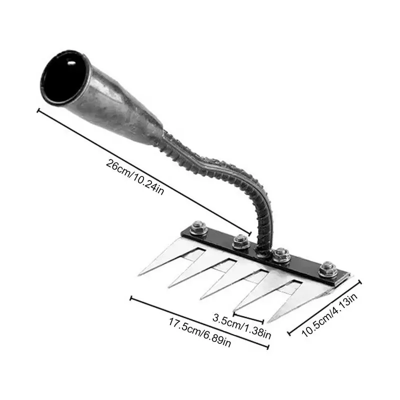 Outil de désherbage, extracteur de déracinement de jardinage, manuel détachable, griffe de désherbage, outil de jardinage ergonomique efficace