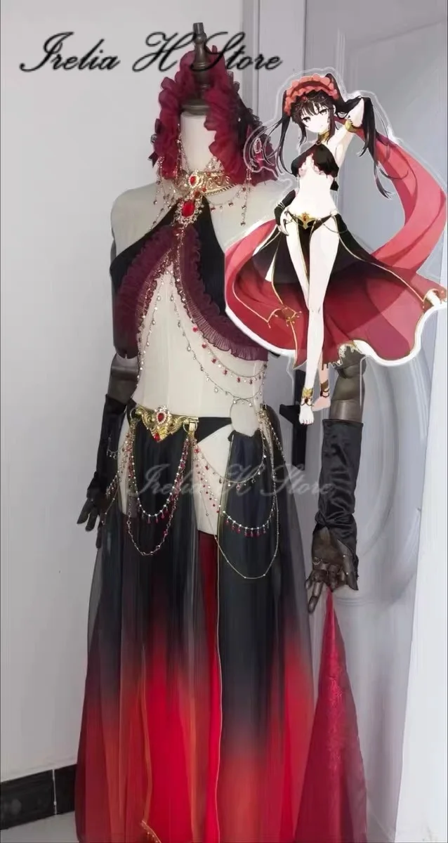 Irelia H Tokisaki Kurumi Dancer Suit Cosplay Costume Women Sexy Lingeries DATE A LIVE Custom made size
