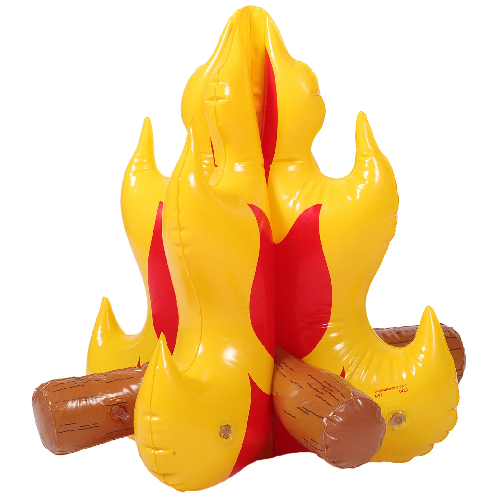 Lumberjack Party Decoration Inflatable Campfire Bonfire Toy Set Festival Portable Pvc Vivid Artificial Flame