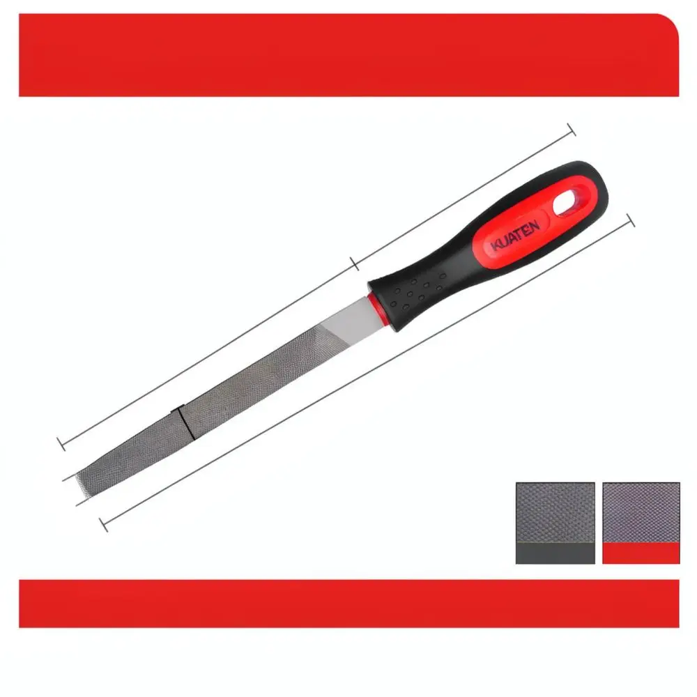 For For Kuaten Alloy File Set Professional Metal Woodworking Rasp Tools Hand Grinding Kit Durable High Carbon Steel Flat Round