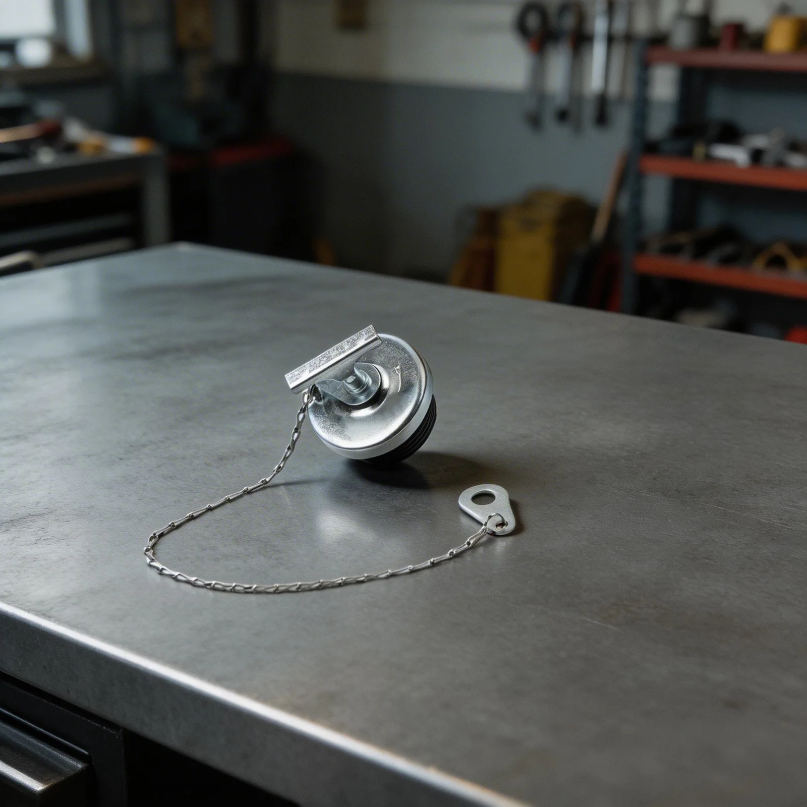 Oil Filler Cap with Chain for Cummins N14 M11 For L10 for ism N855 NT QSL 8.3C Truck and Industrial Engine Use