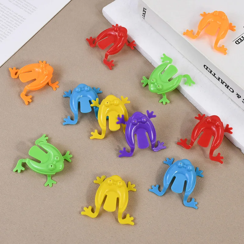 Lot De 30 Grenouilles Sautantes – 4,5 Cm – Couleurs Variées – Jouet De Fête Et Cadeau Enfant