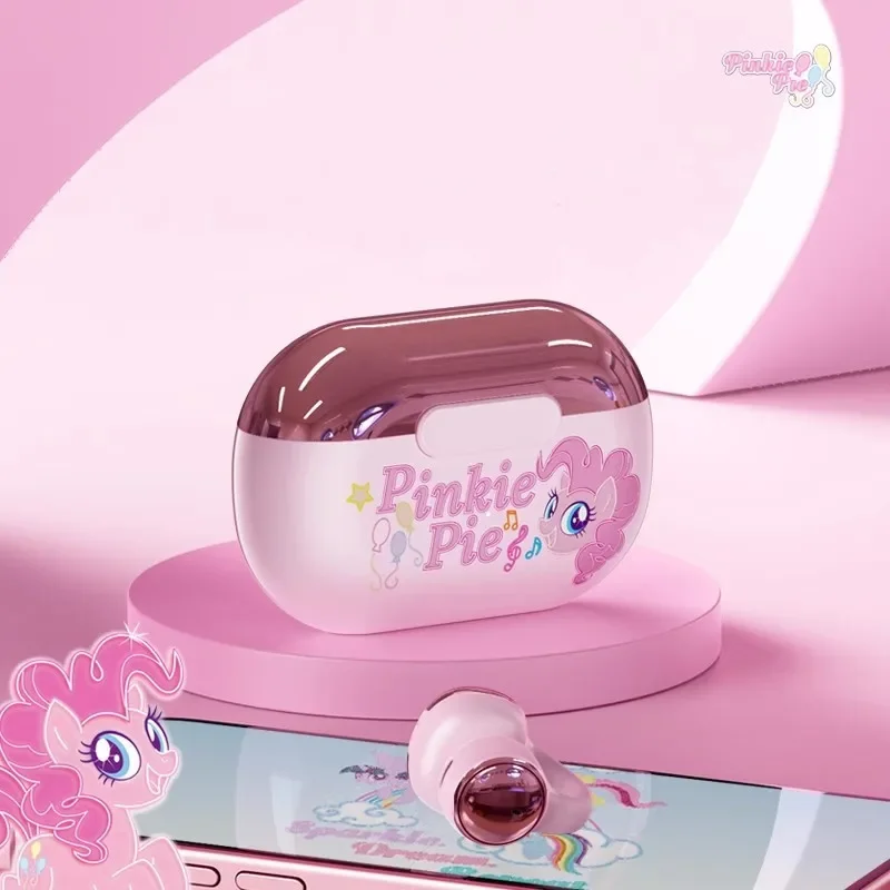 NEW Anime My Little Pony Bluetooth Headset Cartoon Kawaii Girl Wireless Non-In-Ear Clip-On Sports Christmas Gift