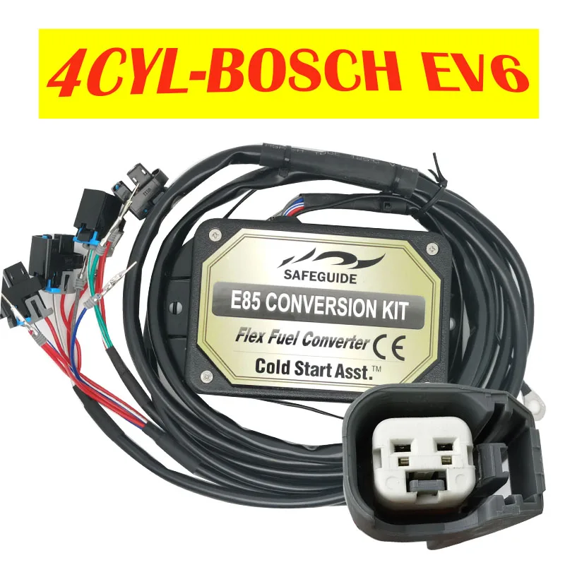 

free shipping E85 conversion kit 4cyl with Cold Start Asst. biofuel e85, ethanol car, bioethanol converter