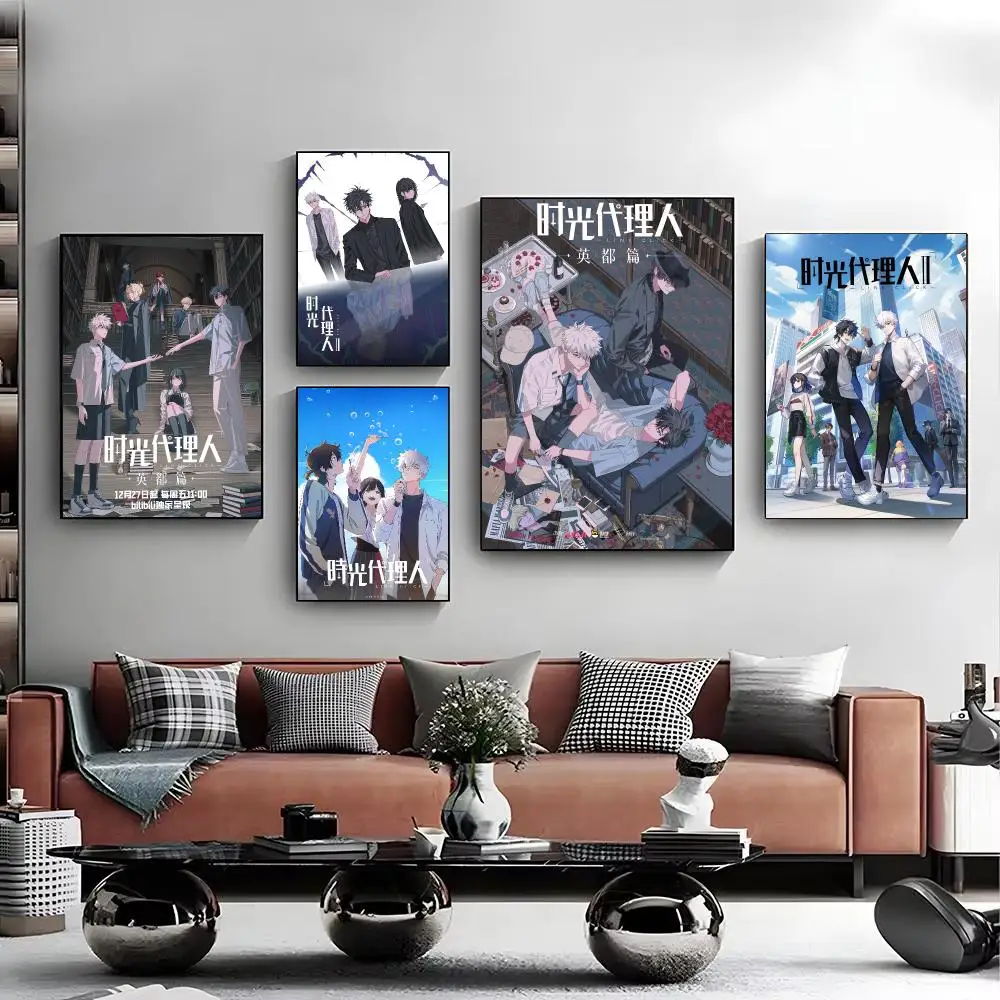 Hot Art Anime L-Link Click Poster Modern Minimalist Wall Art Prints for Bedroom Living Room Aesthetic Contemporary Decor Gift