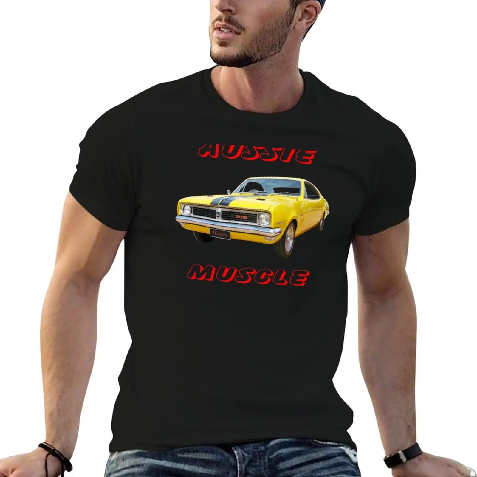 HT Monaro Aussie Muscle T-Shirt summer top Blouse mens white t shirts