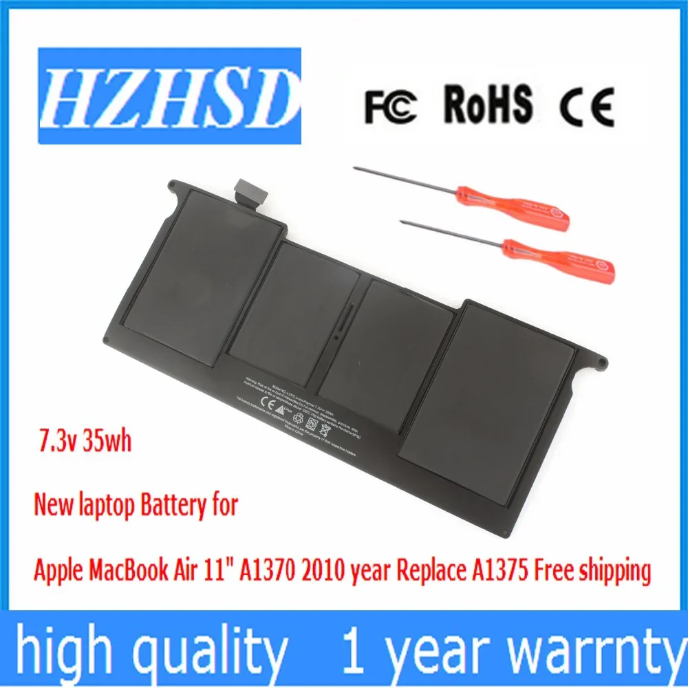 

7.3v 35wh New Original a1375 laptop Battery for Apple MacBook Air 11" A1370 2010