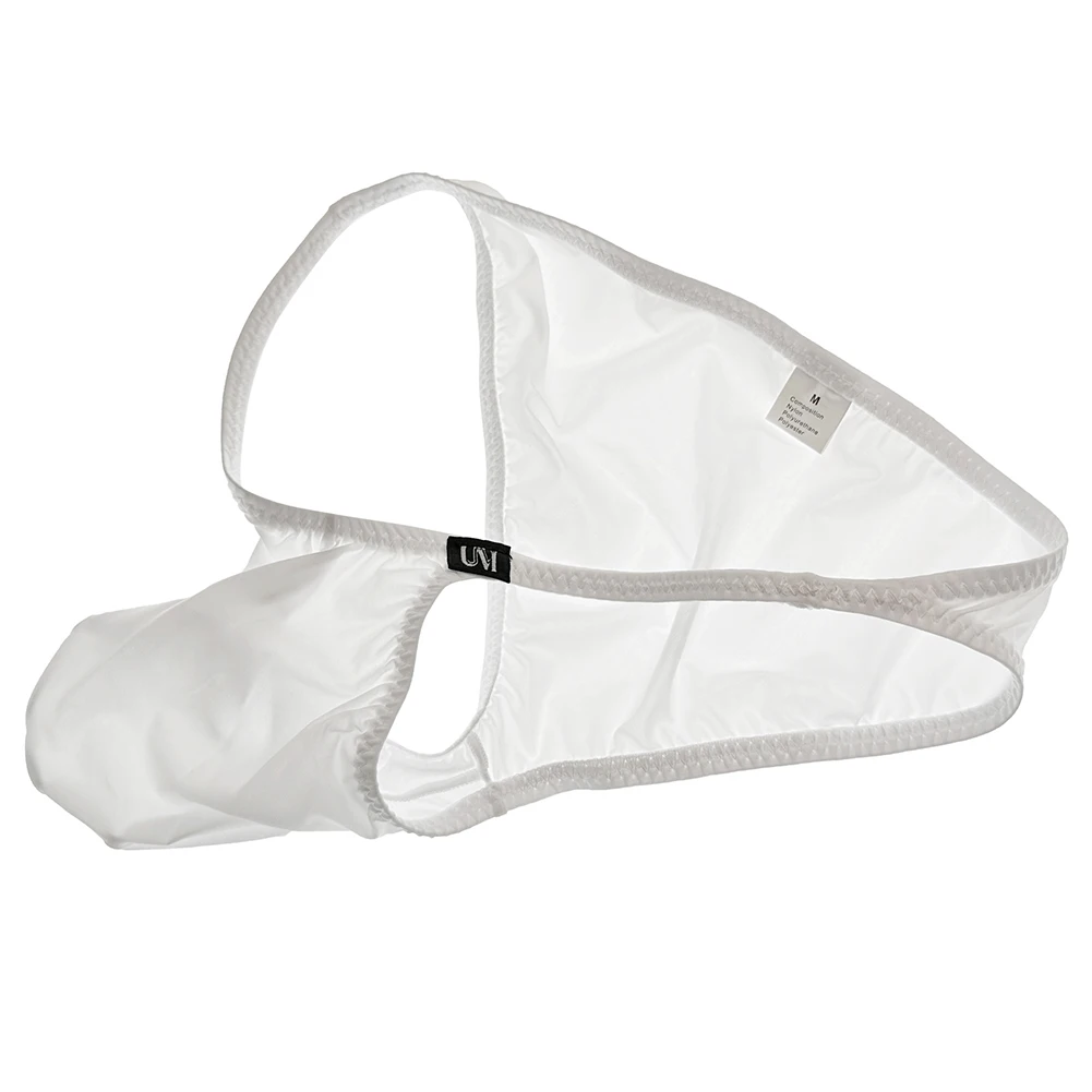 1 قطعة الرجال رقيقة جدا تنفس سيور G-سلاسل انظر من خلال منخفضة الخصر الملابس الداخلية سراويل U-محدب الحقيبة الملابس الداخلية رجل ملخصات