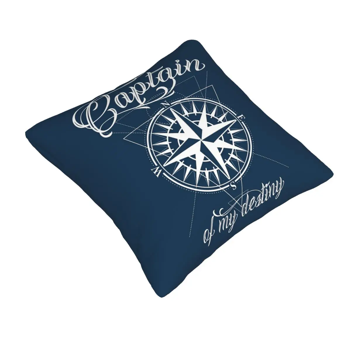 Nautical Compass Captain Anchor Boat Square Pillowcase Pillow Cover Cushion Decor Comfort Throw Pillow for Home Sofa