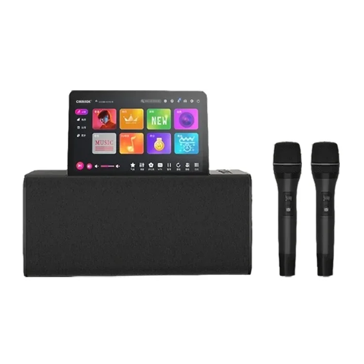 All-in-one Karaoke System Set Player Android Home Party Karaoke Machine With 10.1 Inch Touch Screen Speaker For Music Events