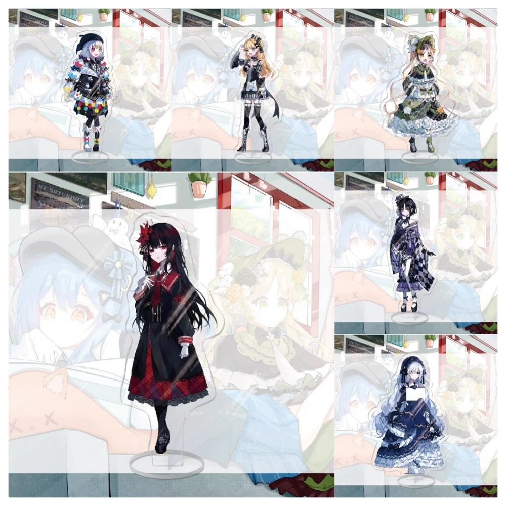 15cm Suporte de Acrílico de Bruxa Menina Mágica de Anime, Placa Decorativa, Figura de Mesa, Expositor, Presente para Fãs, Produtos de Animação, Chaveiro