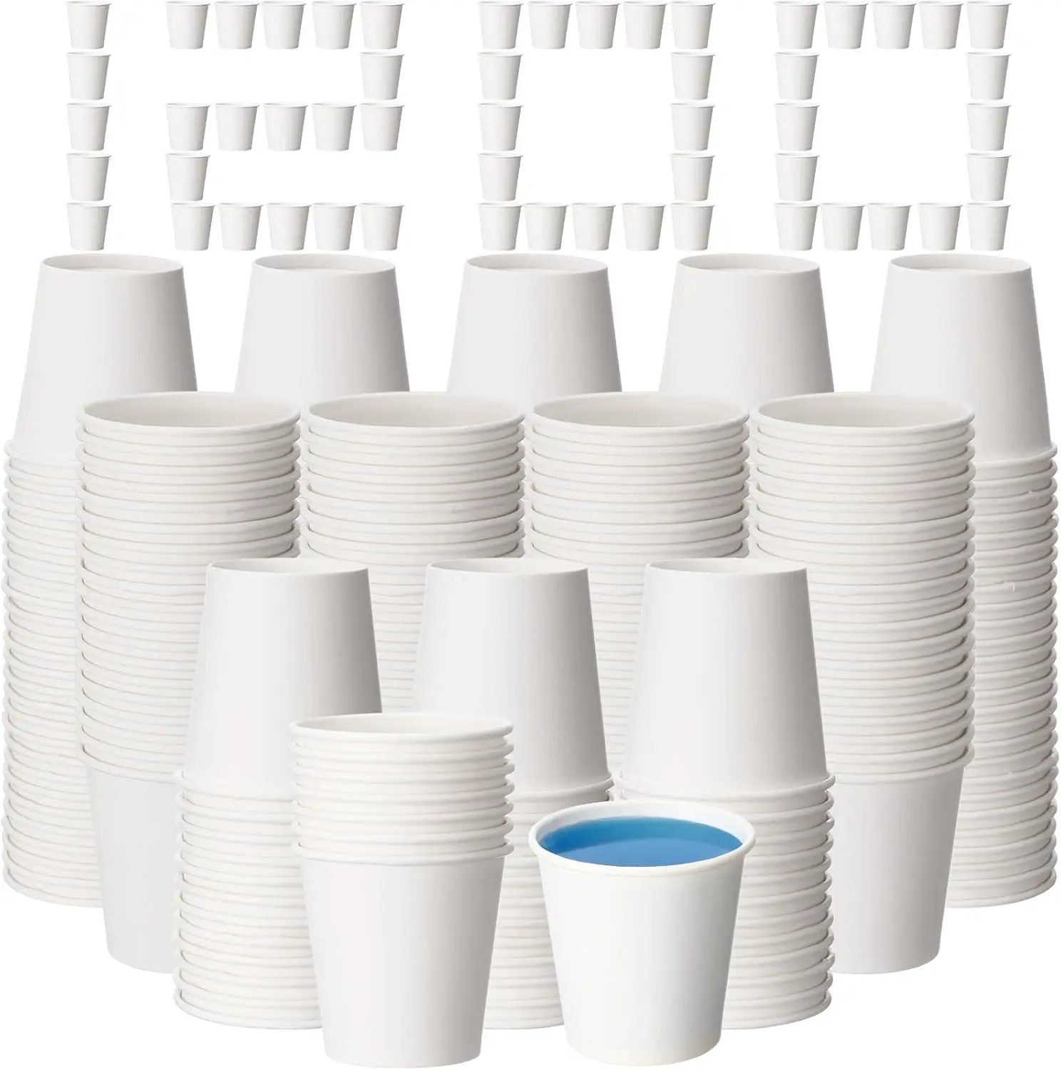 

1200 Pack 2 oz Disposable Paper Cups Small Paper Coffee Drink Cups for Candy, Biscuits, Bathroom Use, Parties, Picnics,