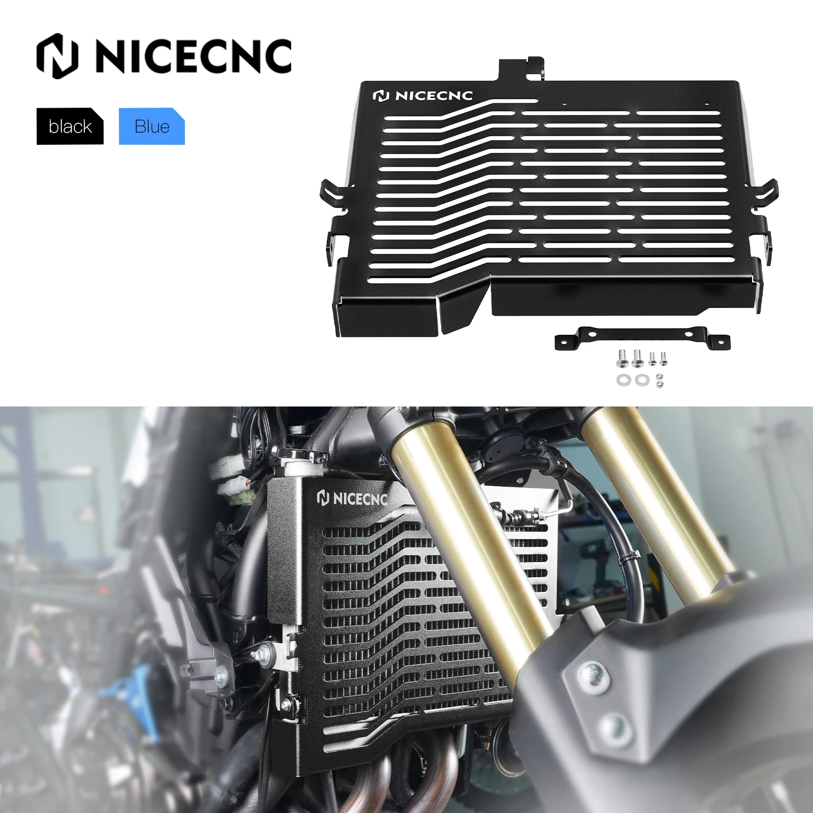 

Motorcycle Radiator Grille Guard Cover Protector For Yamaha Tenere 700 XTZ 700 2019-2024 T700 Rally Edition 2020-2024 World Raid