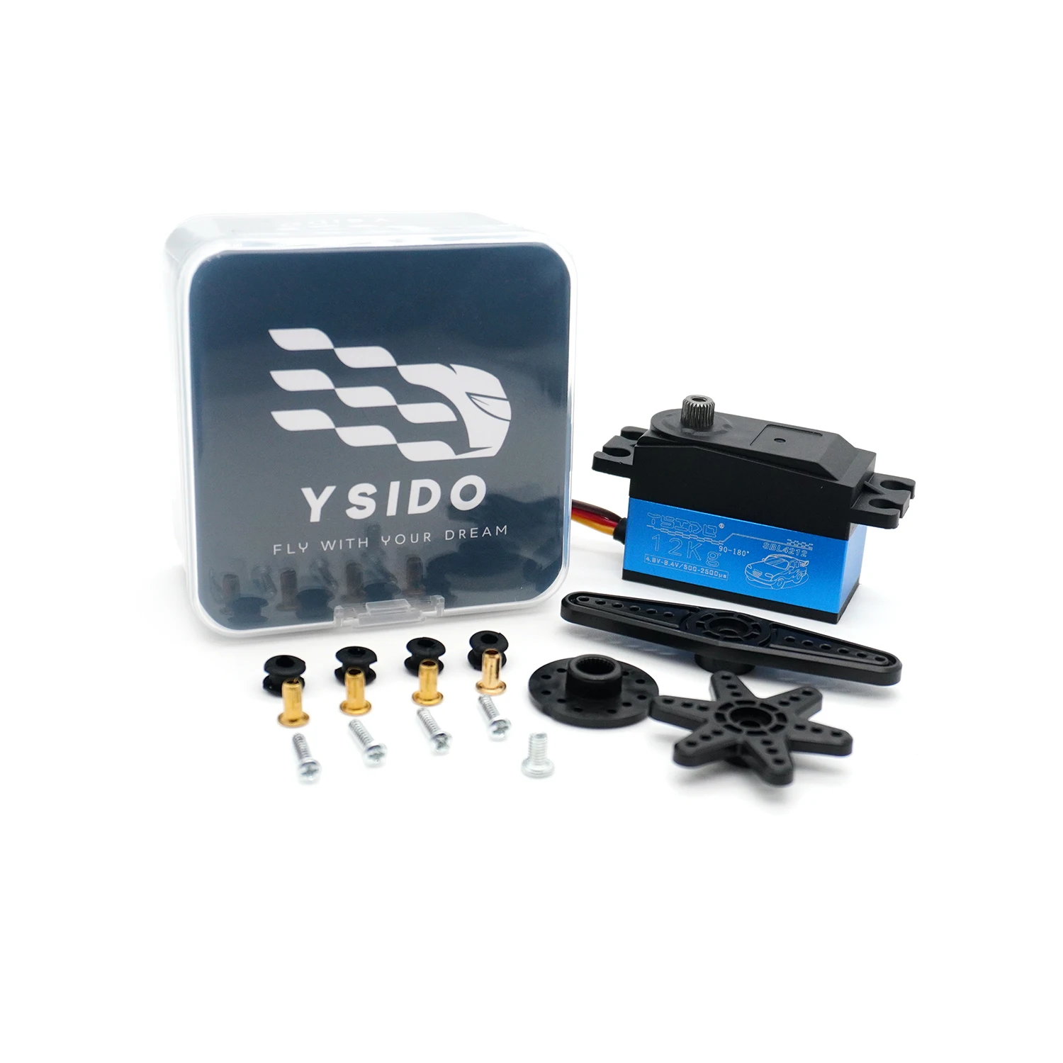 12 كجم 20 كجم محرك معزز رقمي الانظار قصير الجسم ث/25T الذراع ل 1/10 1/12 RC سيارة Wltoys SCX10 TRX4 RC قارب روبوت هليكوبتر